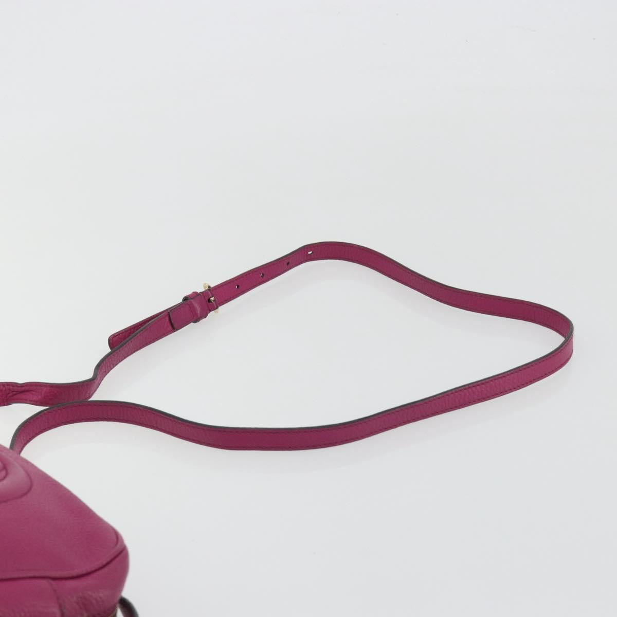GUCCI Shoulder Bag Leather Purple Gold 308364 Auth ep15638 - Jerrillo image 8