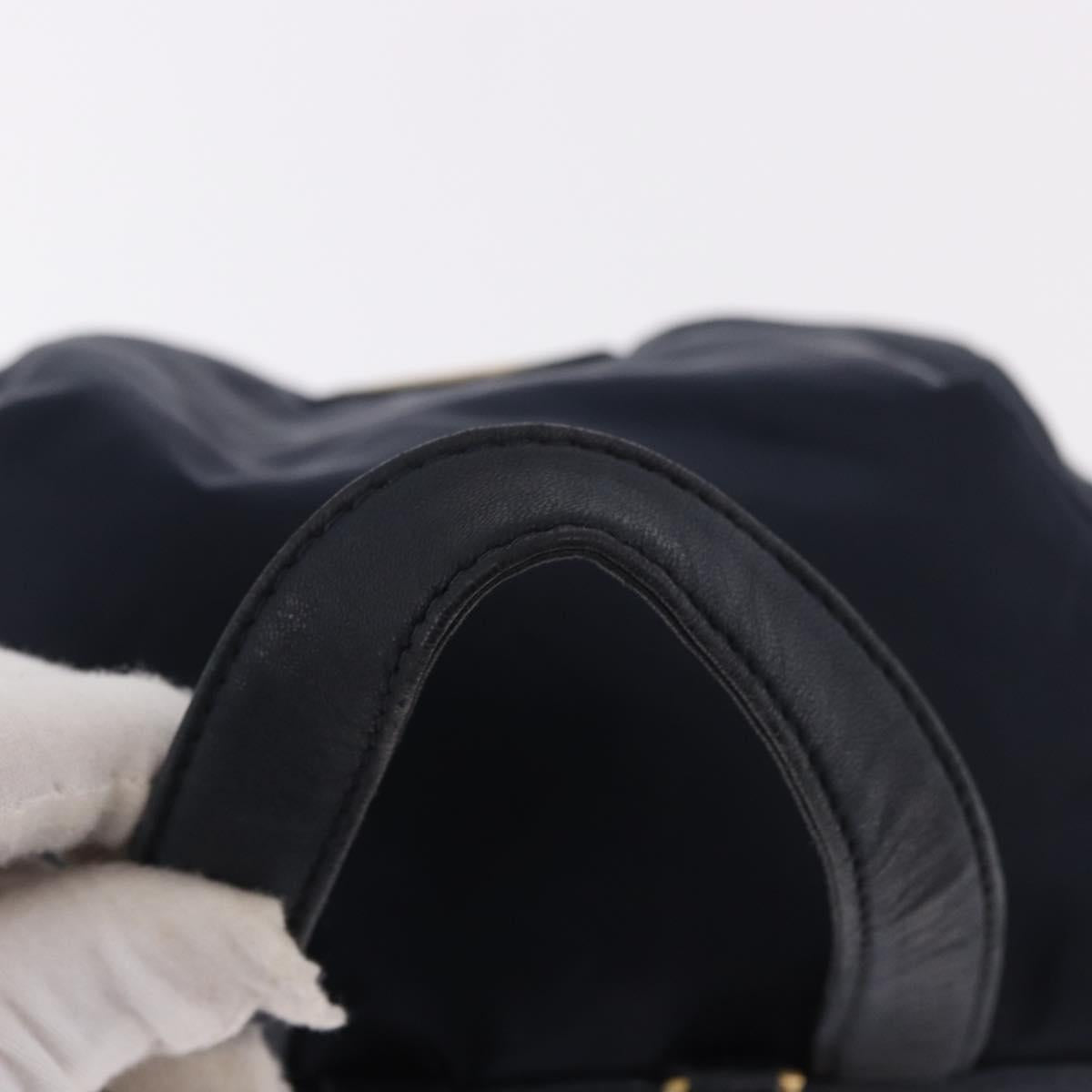 PRADA Backpack Nylon Navy Gold Auth gh2105 - Jerrillo image 7