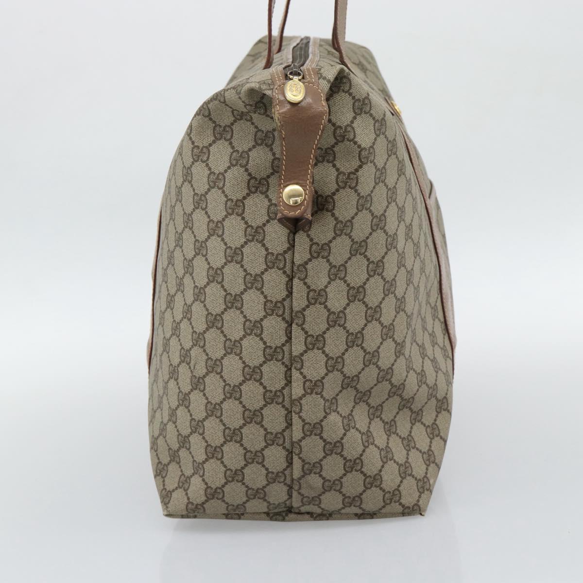 GUCCI GG Supreme Boston Bag Beige Gold 012 1095 6080 Auth gh2155 - Jerrillo image 4