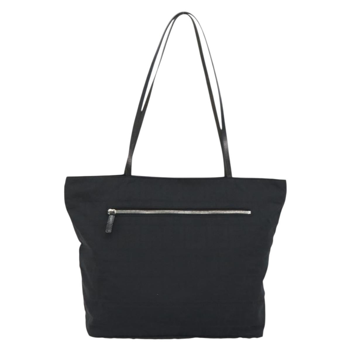 FENDI Zucca Canvas Mamma Baguette Tote Bag Brown Black Auth gh2218A - Jerrillo image 2