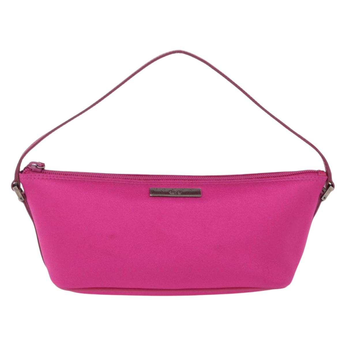 GUCCI Accessory Pouch Canvas Pink Silver 039 1103 Auth gh2280A - Jerrillo image 2