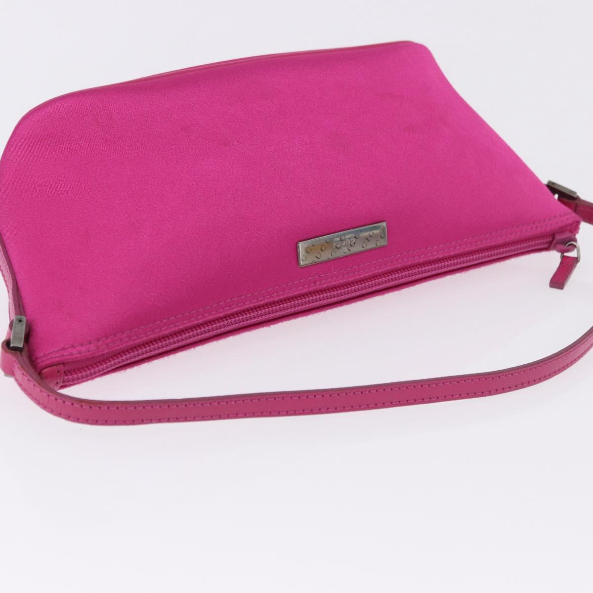 GUCCI Accessory Pouch Canvas Pink Silver 039 1103 Auth gh2280A - Jerrillo image 6