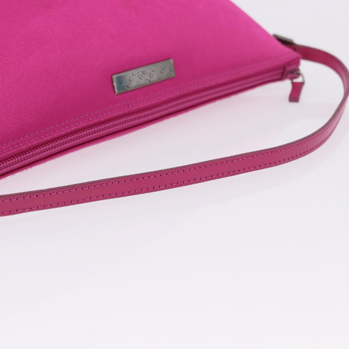 GUCCI Accessory Pouch Canvas Pink Silver 039 1103 Auth gh2280A - Jerrillo image 7