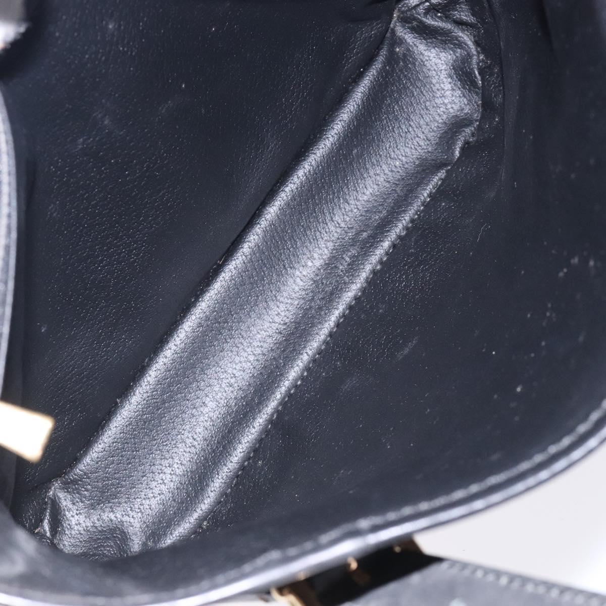 CELINE Macadam Canvas Tote Bag PVC Leather Black Gold Auth gh486 - Jerrillo image 10