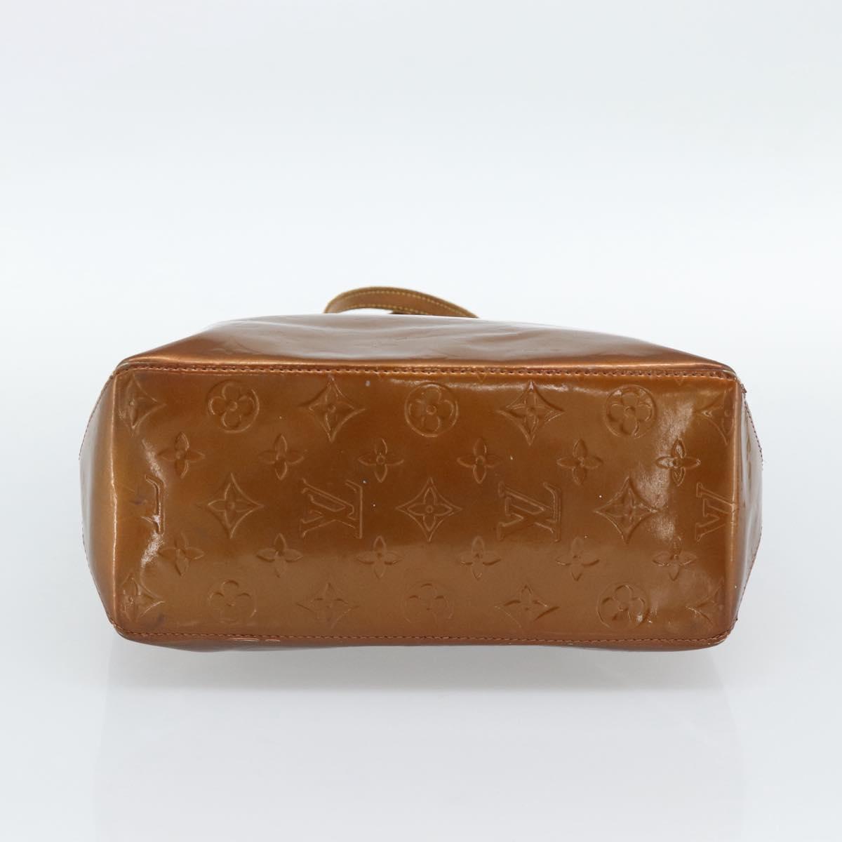 LOUIS VUITTON Monogram Vernis Reade MM Hand Bag Bronze M91143 LV Auth hk3883 - Jerrillo image 5