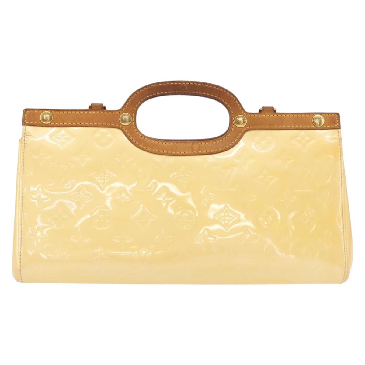 LOUIS VUITTON Monogram Vernis Roxbury Drive Hand Bag Perle M91374 Auth ka1409 - Jerrillo image 2
