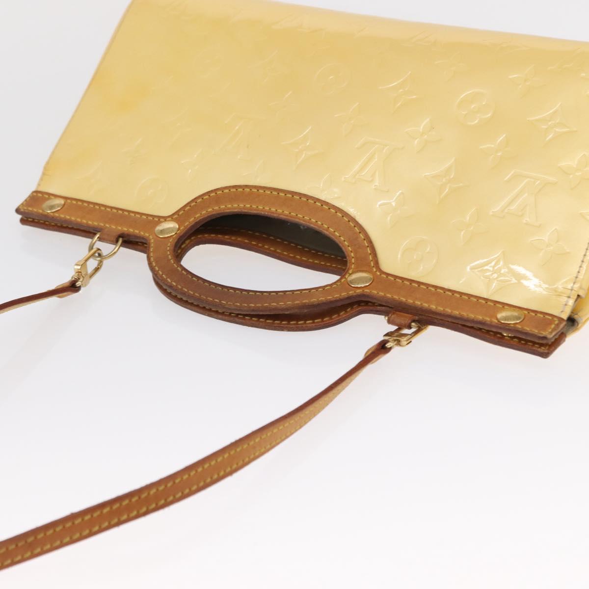 LOUIS VUITTON Monogram Vernis Roxbury Drive Hand Bag Perle M91374 Auth ka1409 - Jerrillo image 7