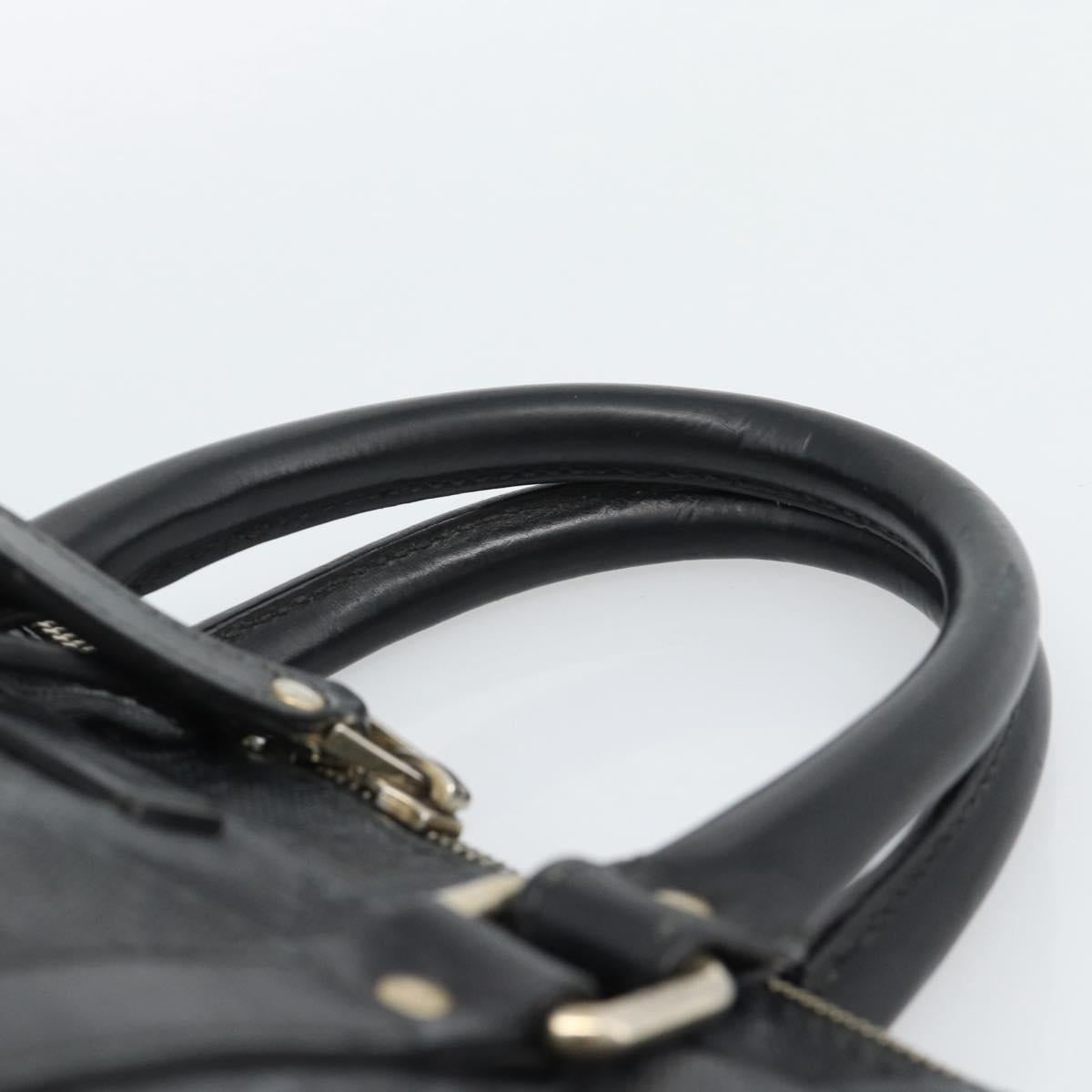 GUCCI Diamante Business Bag Leather Black Gold 208463 Auth ka4780 - Jerrillo image 8