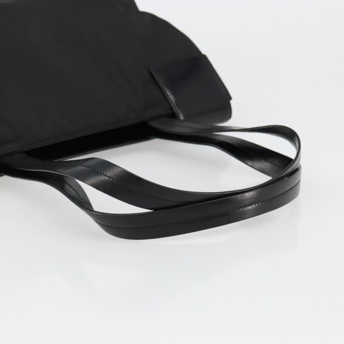 PRADA Hand Bag Nylon Black Silver Auth ka4784A - Jerrillo image 7