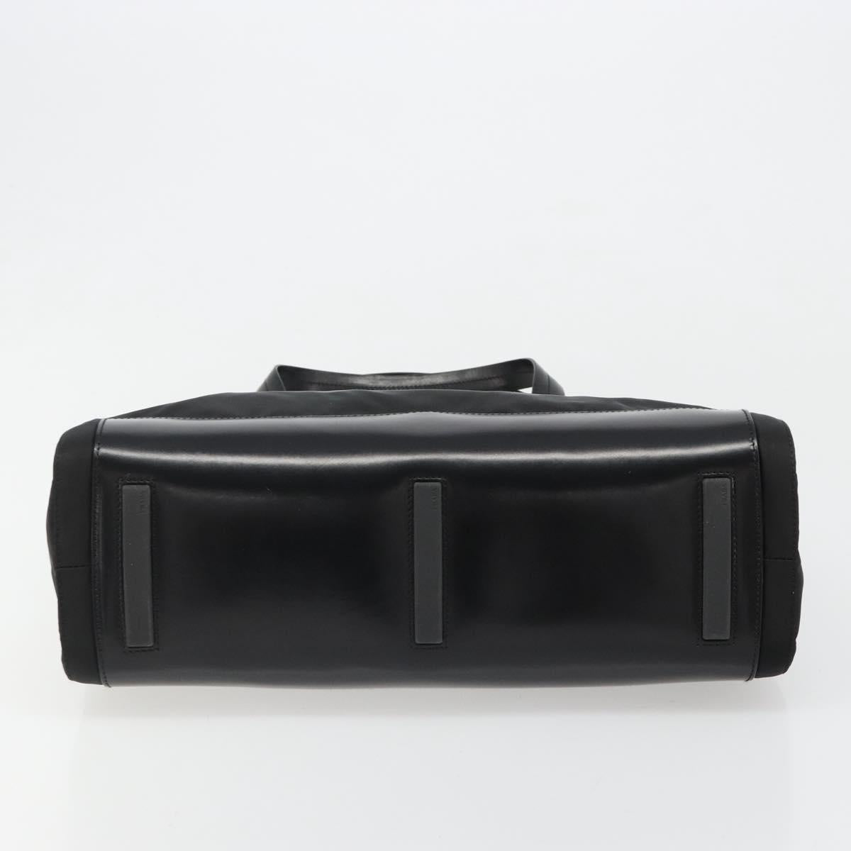 PRADA Hand Bag Nylon Black Silver Auth ka4784A - Jerrillo image 5