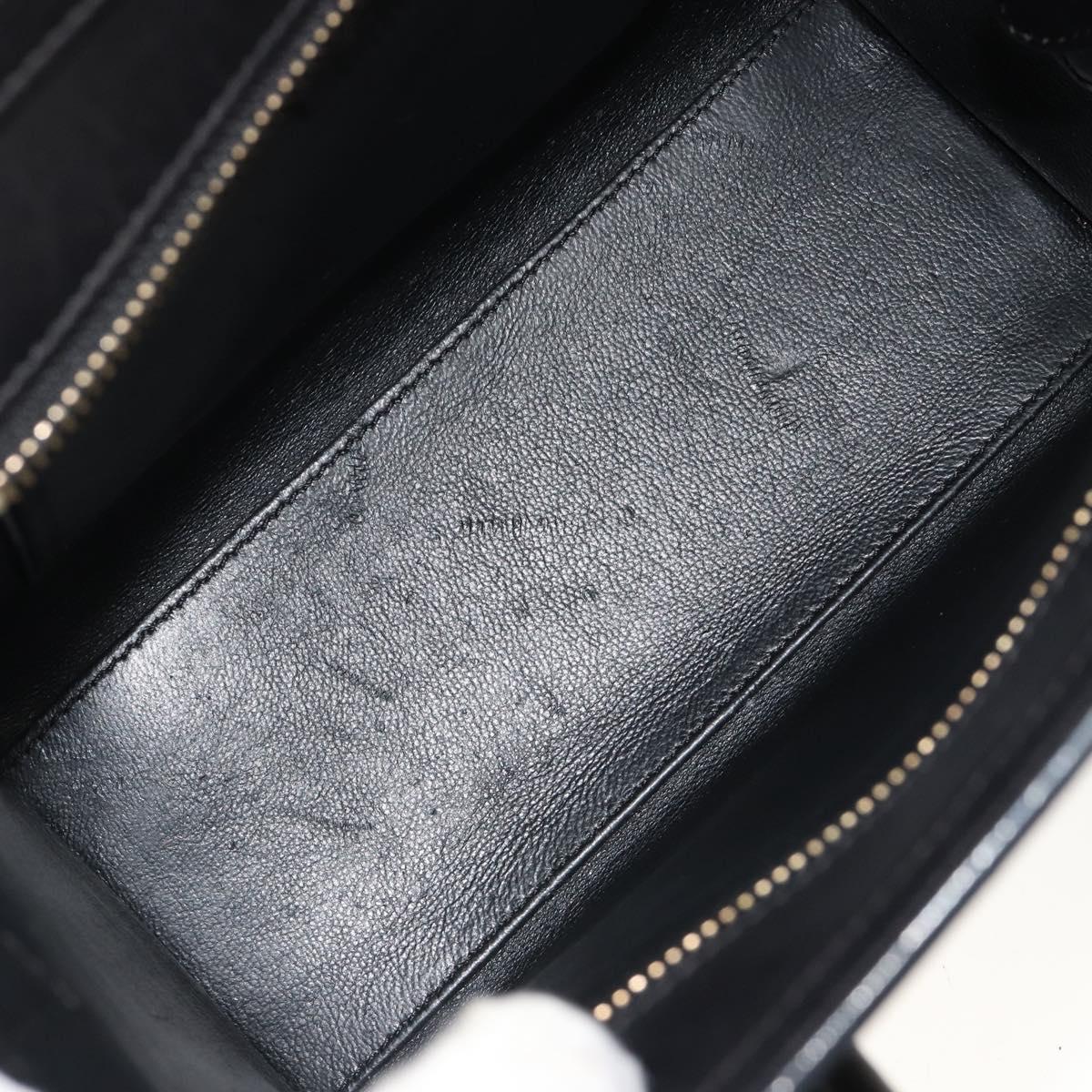 CELINE Luggage Nano Micro Mini Hand Bag Leather 2way Beige Gold Auth ka4812V - Jerrillo image 10