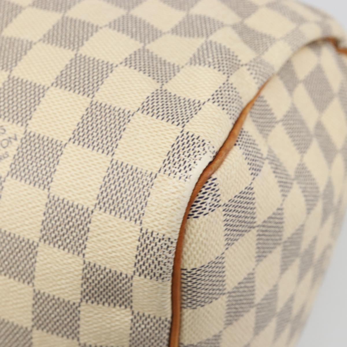 LOUIS VUITTON Damier Azur Speedy 30 Hand Bag N41533 LV Auth ka4831A - Jerrillo image 9