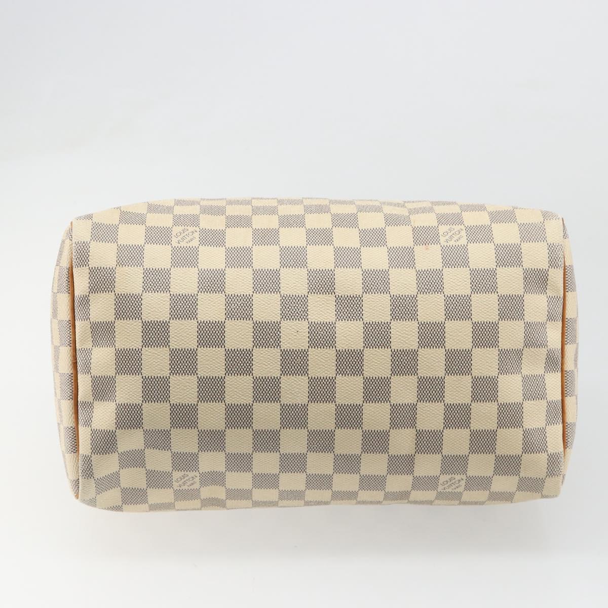 LOUIS VUITTON Damier Azur Speedy 30 Hand Bag N41533 LV Auth ka4831A - Jerrillo image 5