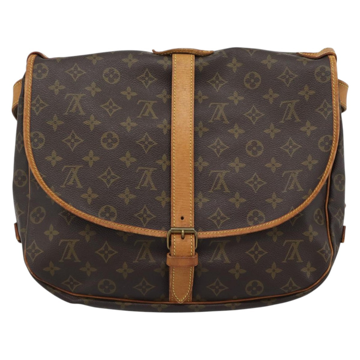 LOUIS VUITTON Monogram Saumur 35 Shoulder Bag M42254 LV Auth ka4885 - Jerrillo image 2