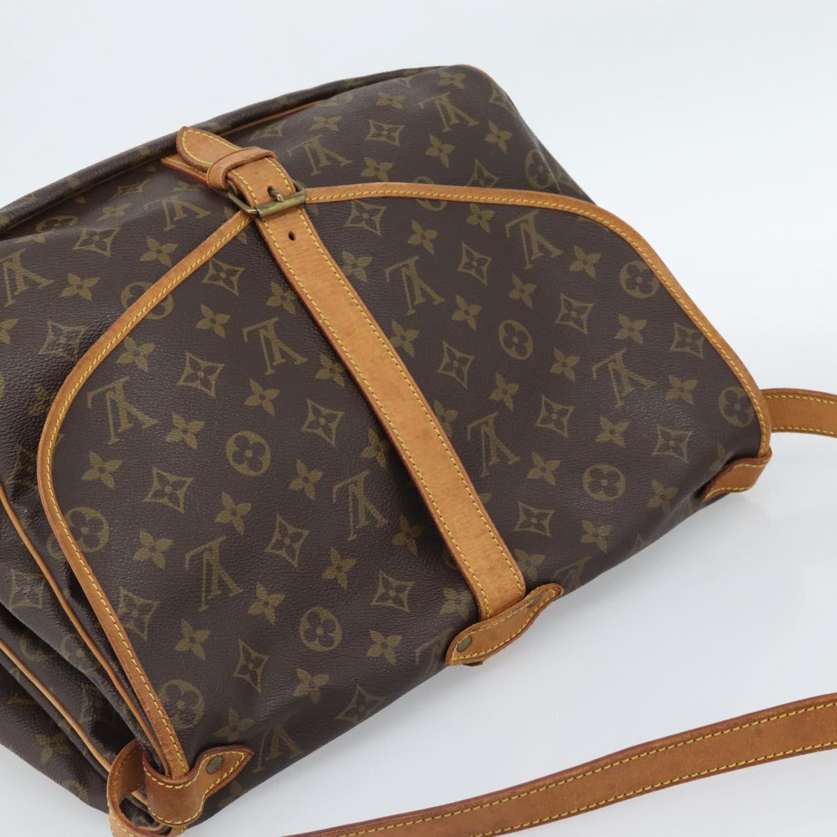 LOUIS VUITTON Monogram Saumur 35 Shoulder Bag M42254 LV Auth ka4885 - Jerrillo image 6