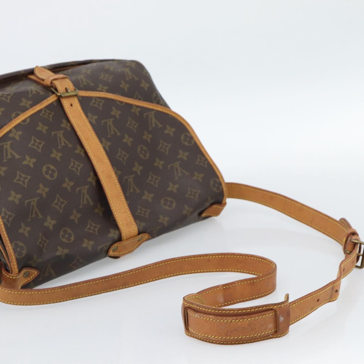 LOUIS VUITTON Monogram Saumur 35 Shoulder Bag M42254 LV Auth ka4885 - Jerrillo image 7