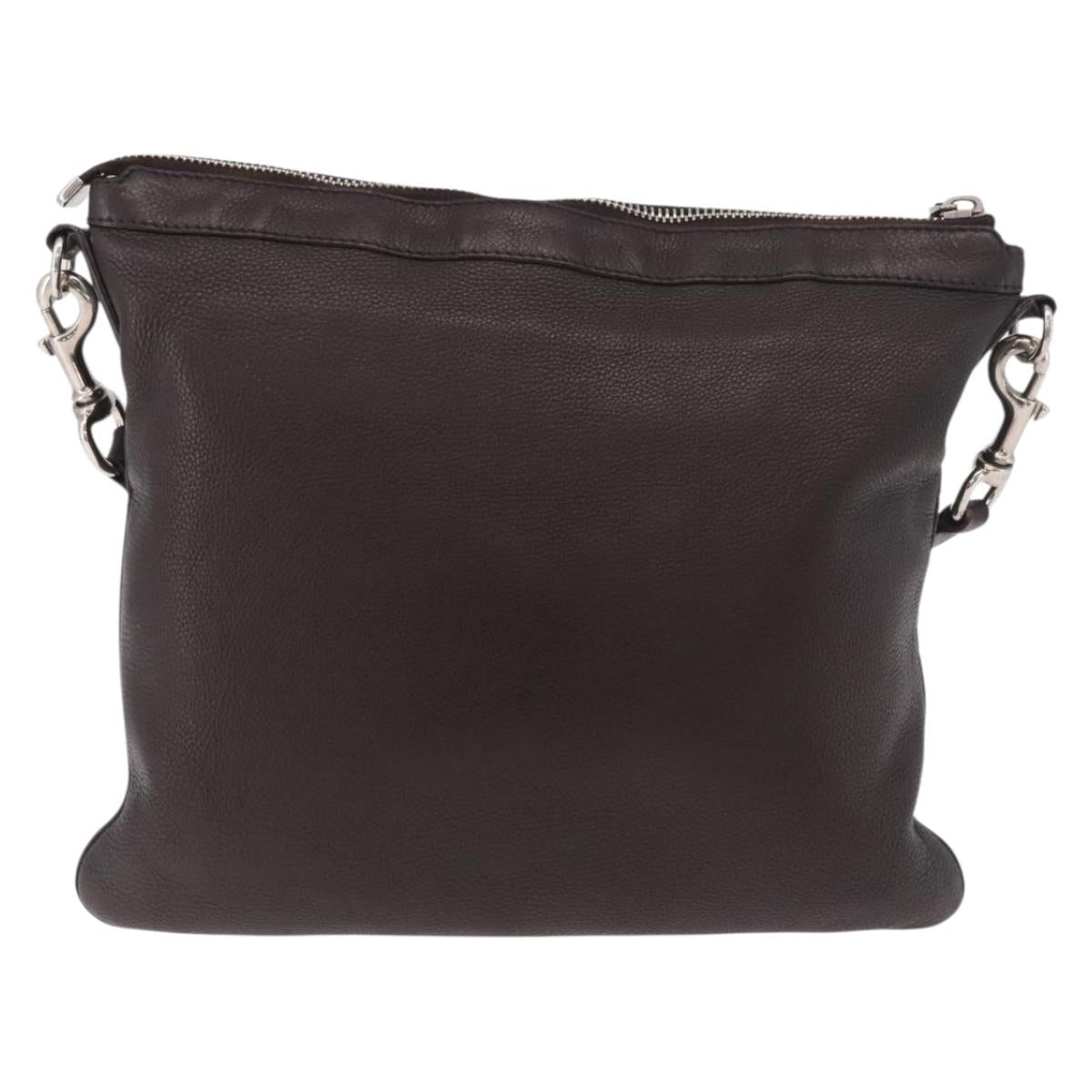 GUCCI Shoulder Bag Leather Brown Silver 233329 Auth ka4905 - Jerrillo image 3
