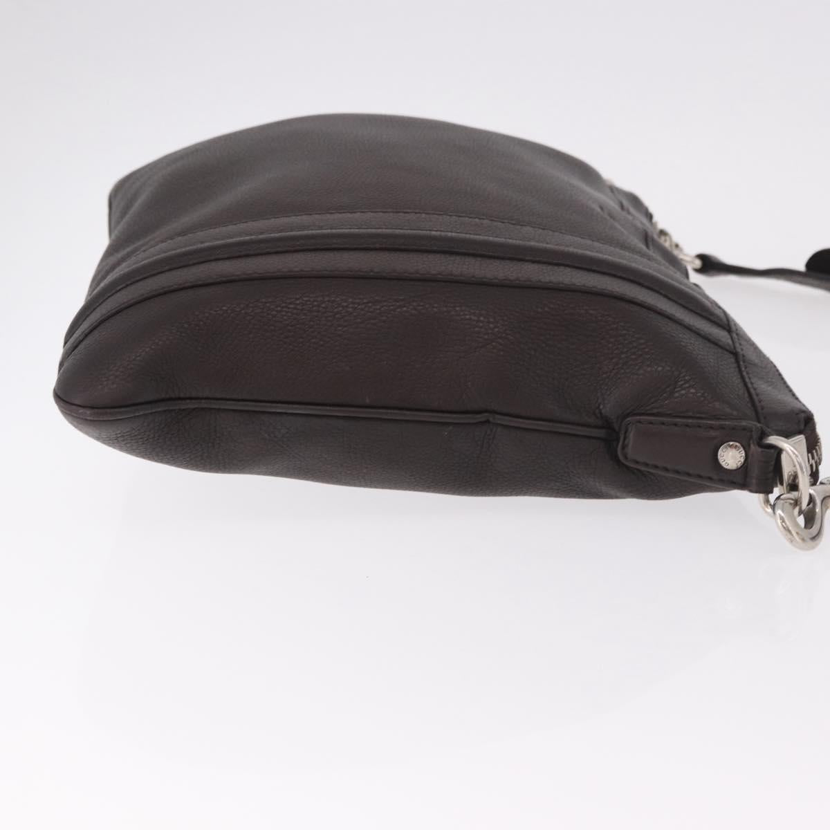 GUCCI Shoulder Bag Leather Brown Silver 233329 Auth ka4905 - Jerrillo image 4