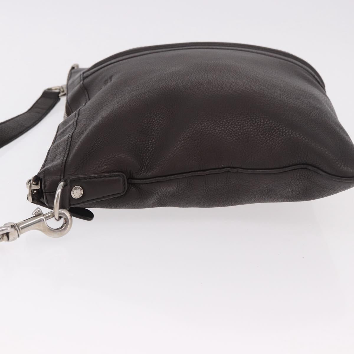 GUCCI Shoulder Bag Leather Brown Silver 233329 Auth ka4905 - Jerrillo image 5