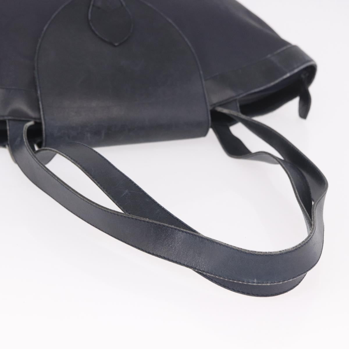 Christian Dior Trotter Canvas Tote Bag Navy Gold Auth ka4935 - Jerrillo image 7
