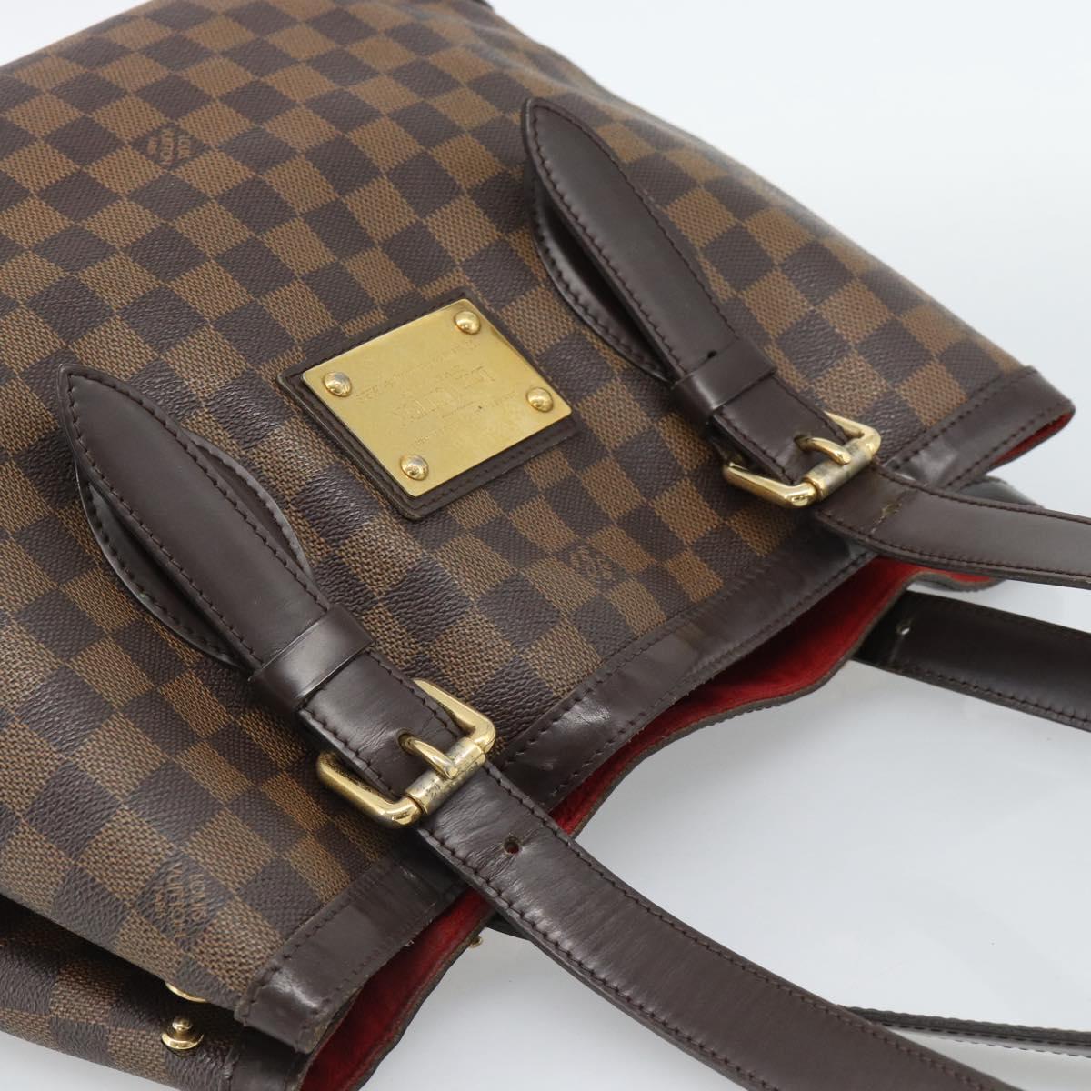 LOUIS VUITTON Damier Ebene Hampstead MM Tote Bag N51204 LV Auth ka4958 - Jerrillo image 6