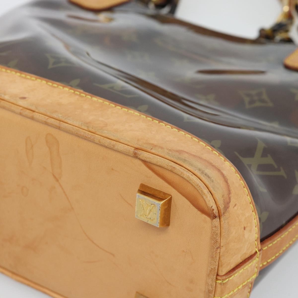 LOUIS VUITTON Monogram Vinyl Cava Amble PM Tote Bag Brown M92502 LV Auth ka4959 - Jerrillo image 8