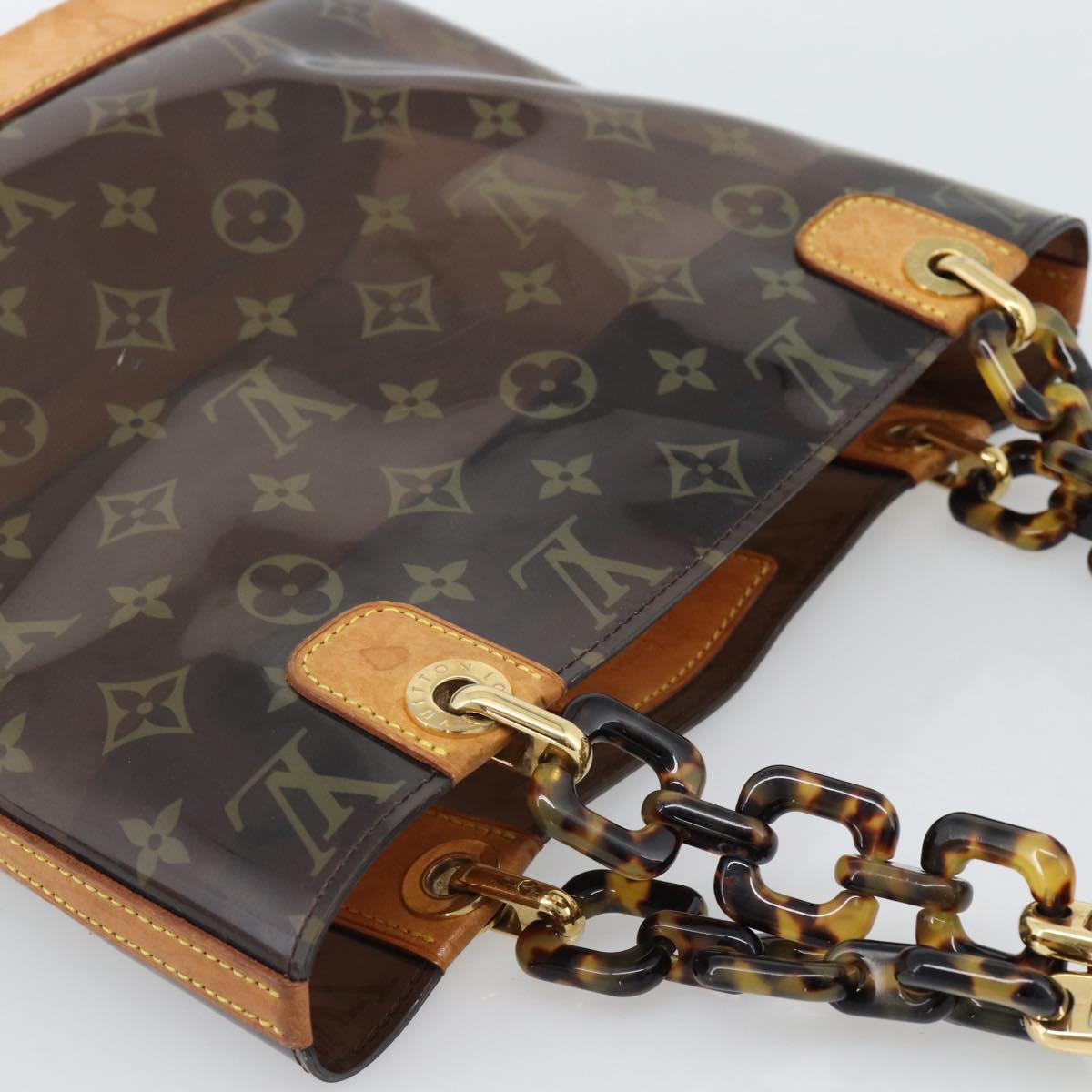LOUIS VUITTON Monogram Vinyl Cava Amble PM Tote Bag Brown M92502 LV Auth ka4959 - Jerrillo image 6