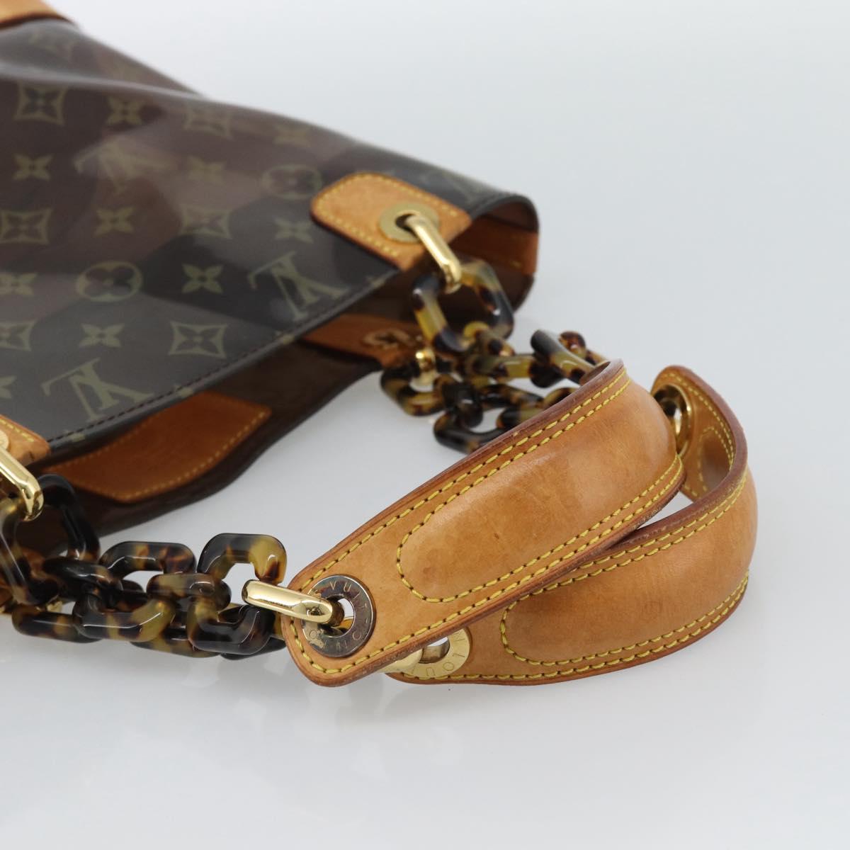 LOUIS VUITTON Monogram Vinyl Cava Amble PM Tote Bag Brown M92502 LV Auth ka4959 - Jerrillo image 7