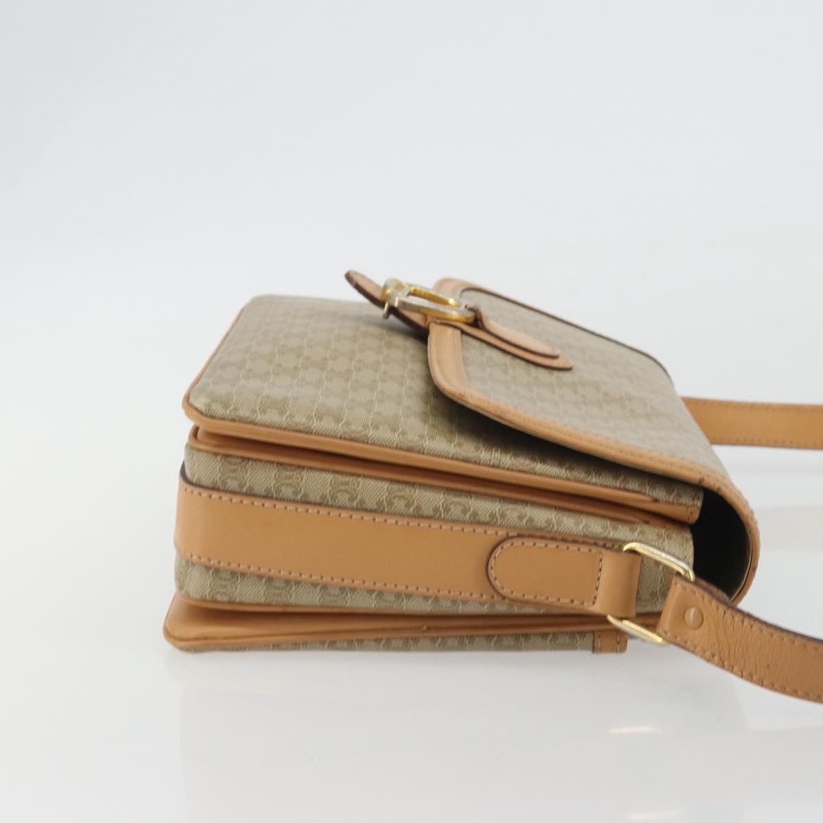 CELINE Macadam Canvas Shoulder Bag PVC Beige Gold Auth ka5075 - Jerrillo image 3