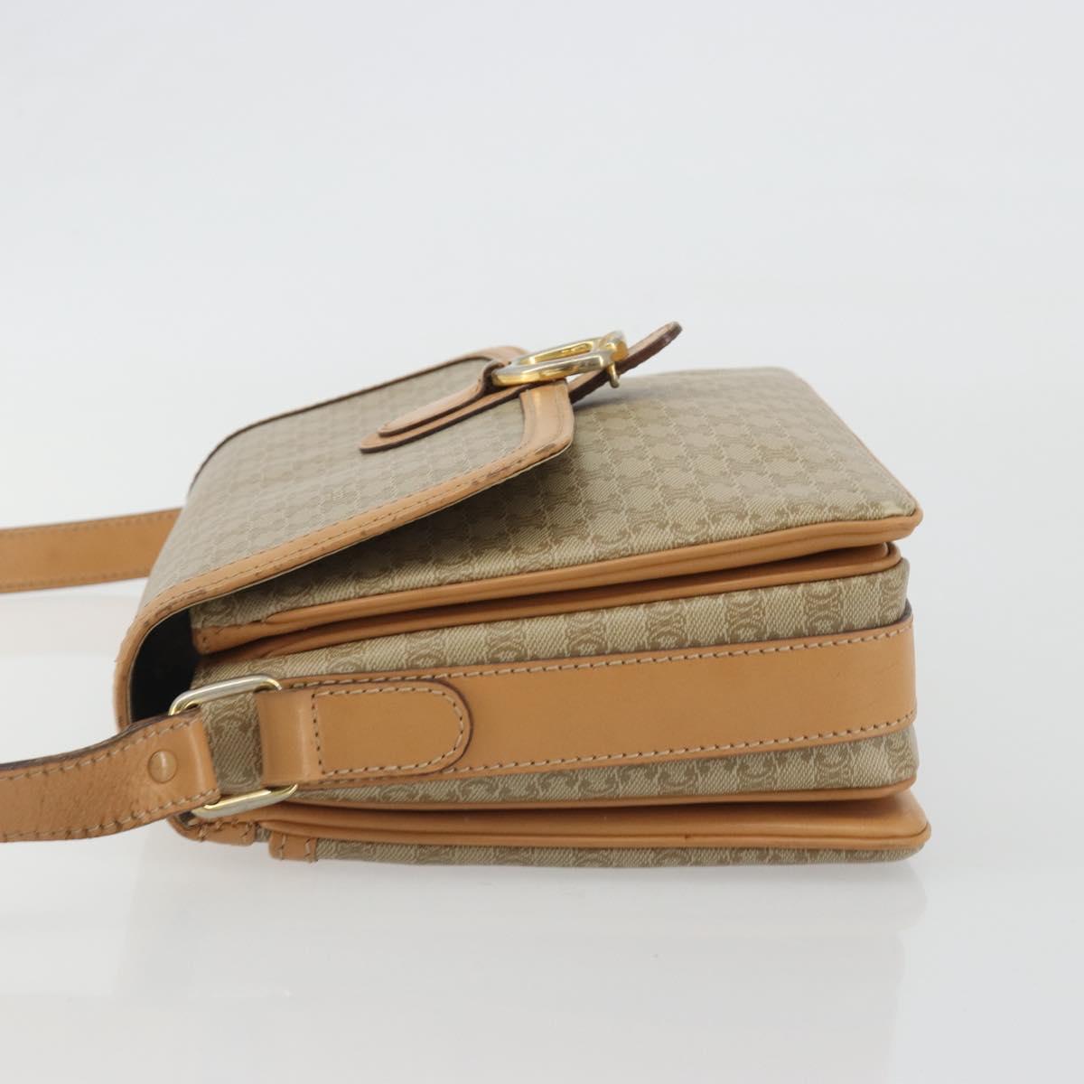 CELINE Macadam Canvas Shoulder Bag PVC Beige Gold Auth ka5075 - Jerrillo image 4