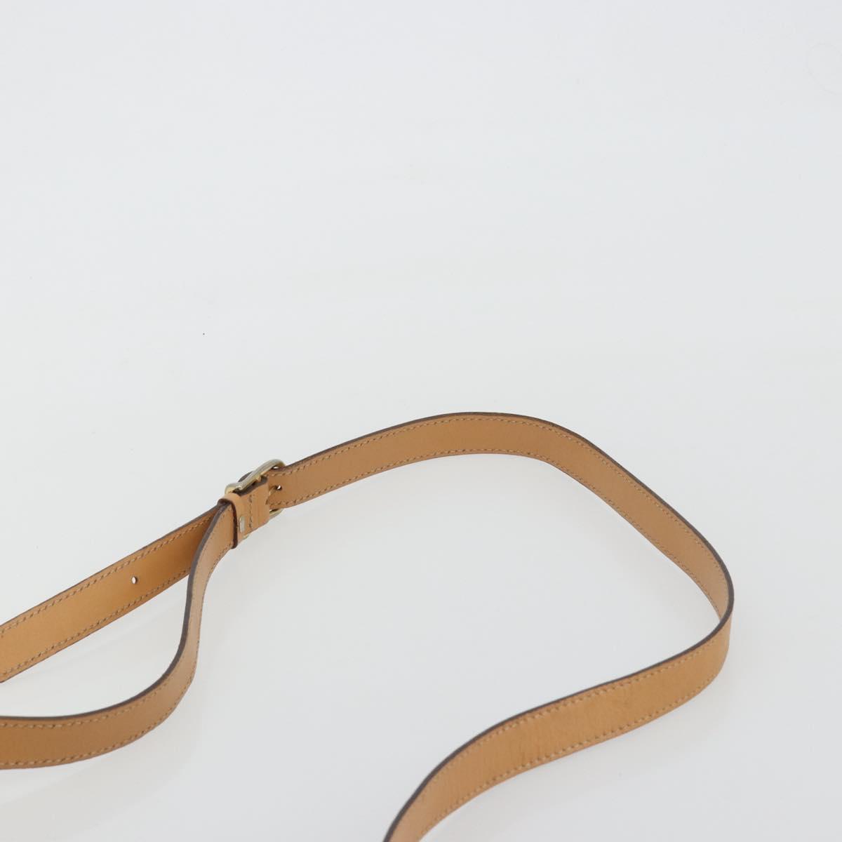 CELINE Macadam Canvas Shoulder Bag PVC Beige Gold Auth ka5075 - Jerrillo image 8
