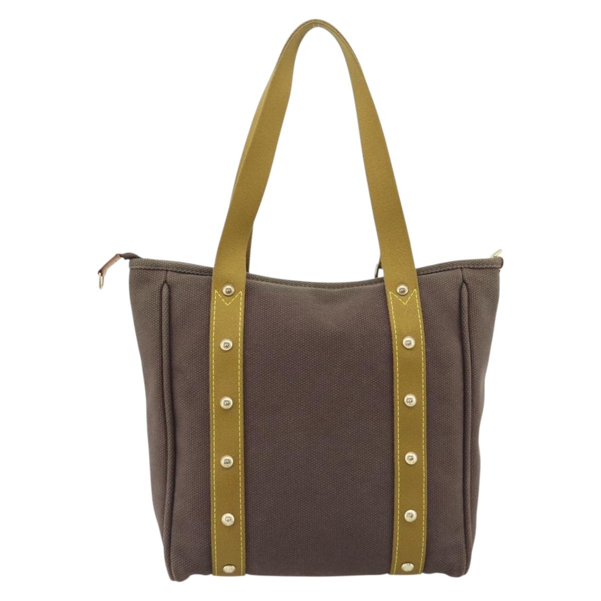 LOUIS VUITTON Antigua Cabas MM Tote Bag Brown M40086 LV Auth ka5089 - Jerrillo image 2