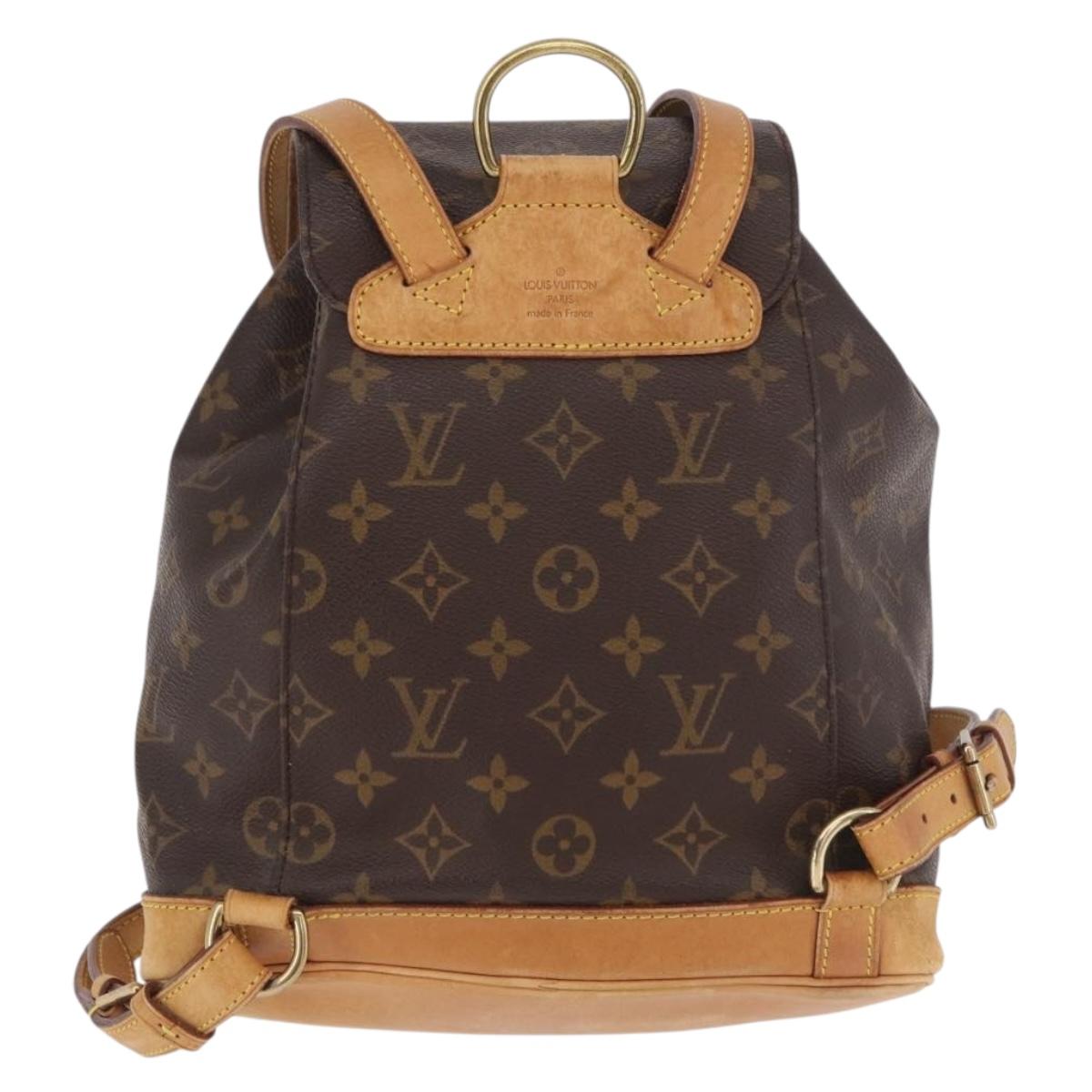 LOUIS VUITTON Monogram Montsouris MM Backpack M51136 LV Auth ka5120 - Jerrillo image 2