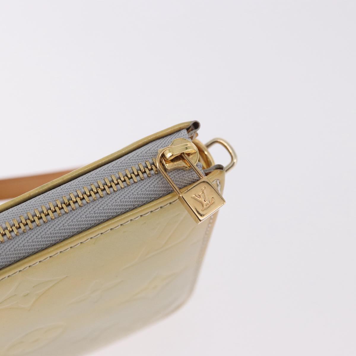 LOUIS VUITTON Monogram Vernis Lexington Accessory Pouch Gris M91056 Auth ka5139 - Jerrillo image 10