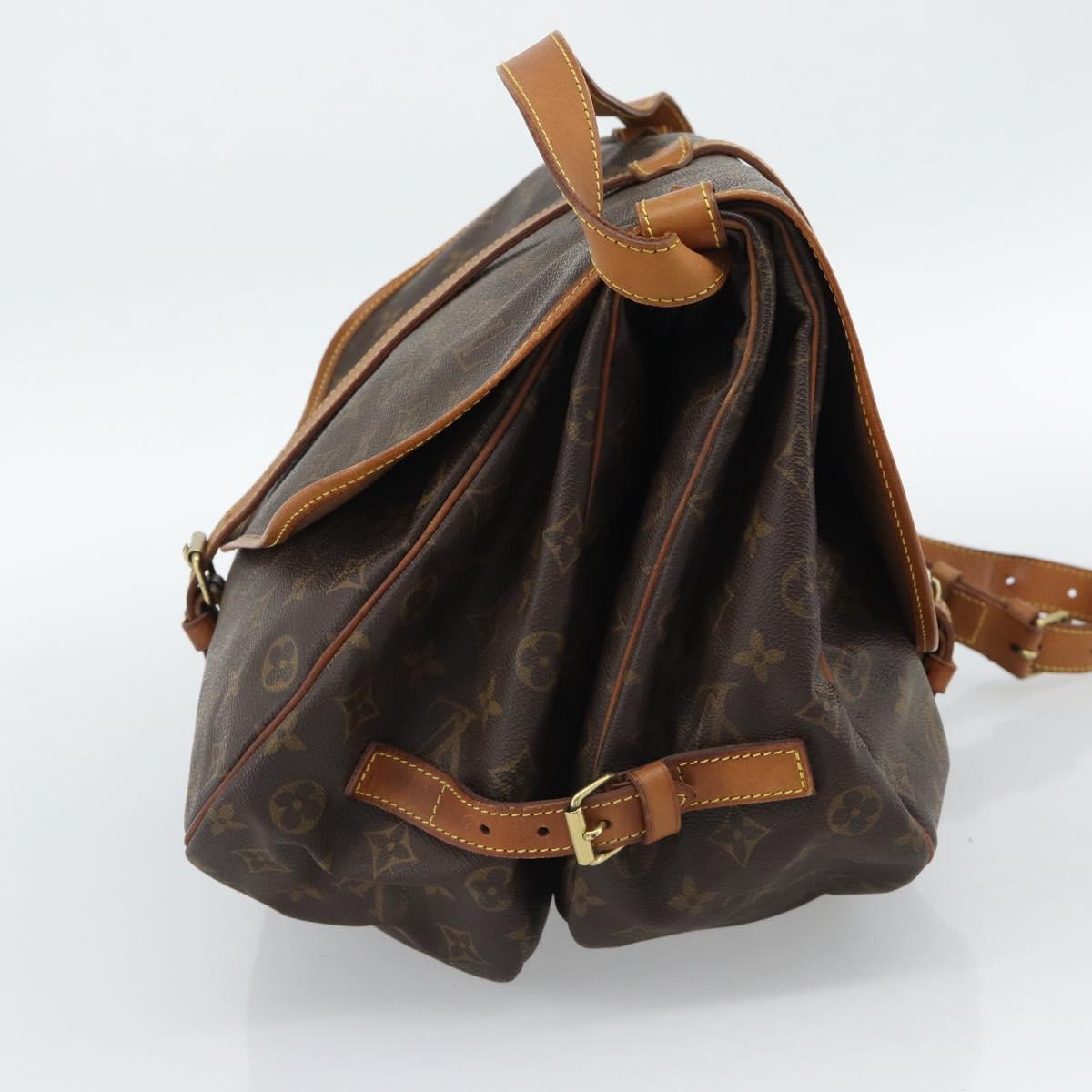 LOUIS VUITTON Monogram Saumur 35 Shoulder Bag M42254 LV Auth ka5161 - Jerrillo image 4
