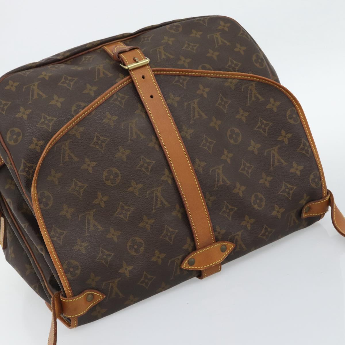 LOUIS VUITTON Monogram Saumur 35 Shoulder Bag M42254 LV Auth ka5161 - Jerrillo image 6