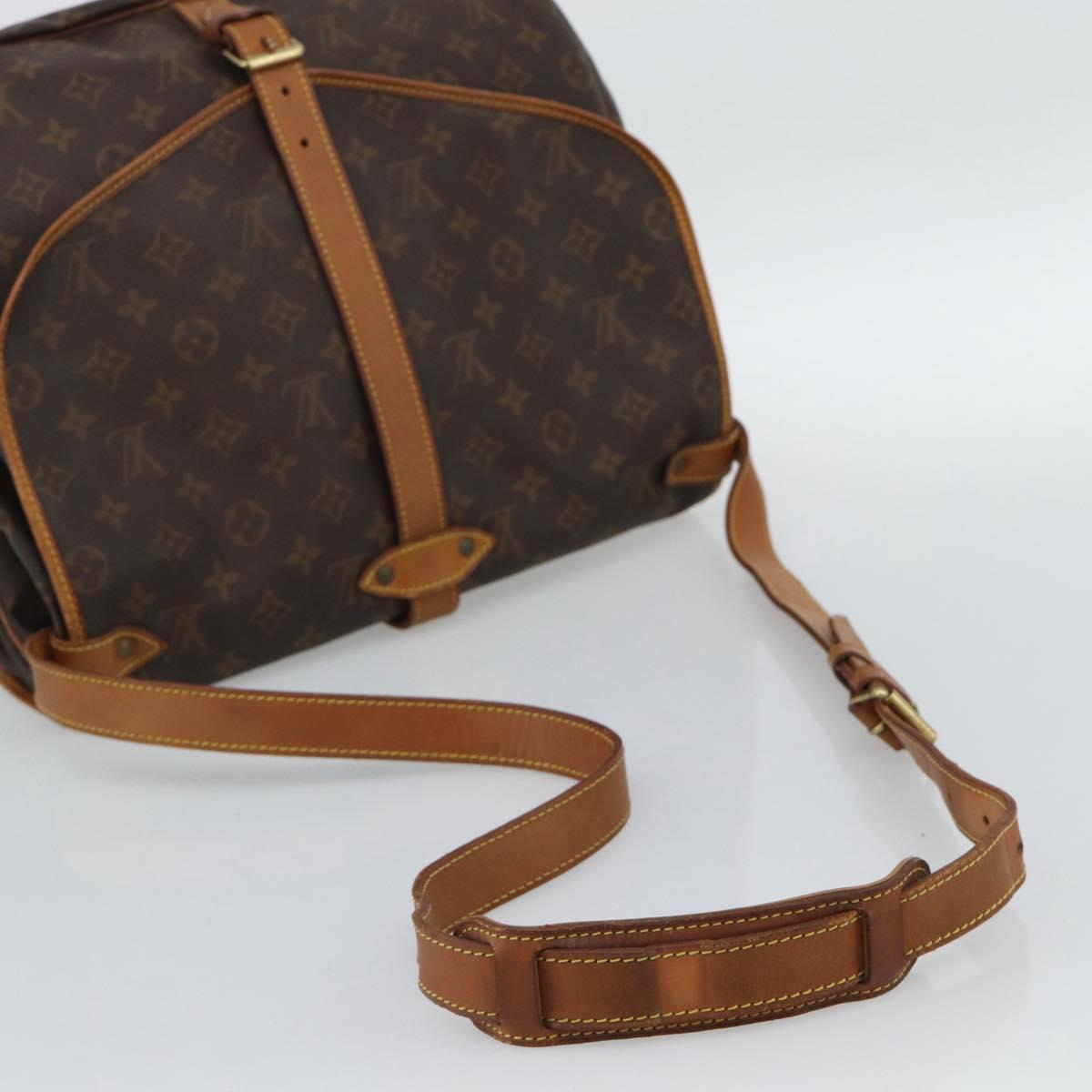 LOUIS VUITTON Monogram Saumur 35 Shoulder Bag M42254 LV Auth ka5161 - Jerrillo image 7
