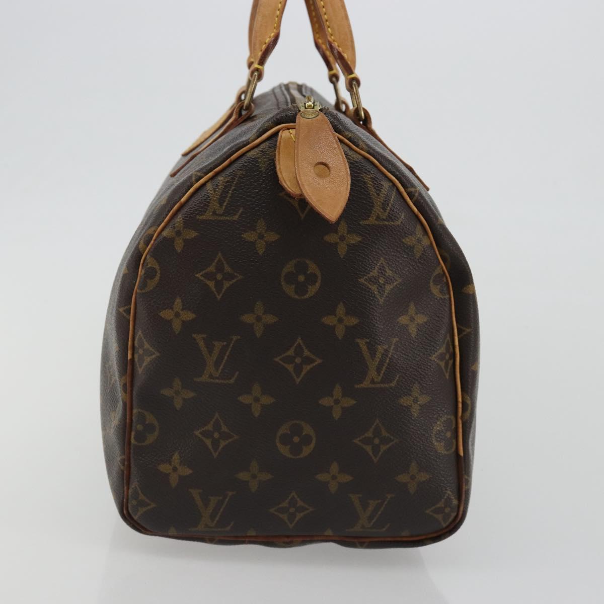 LOUIS VUITTON Monogram Speedy 30 Hand Bag M41526 LV Auth ka5172A - Jerrillo image 4