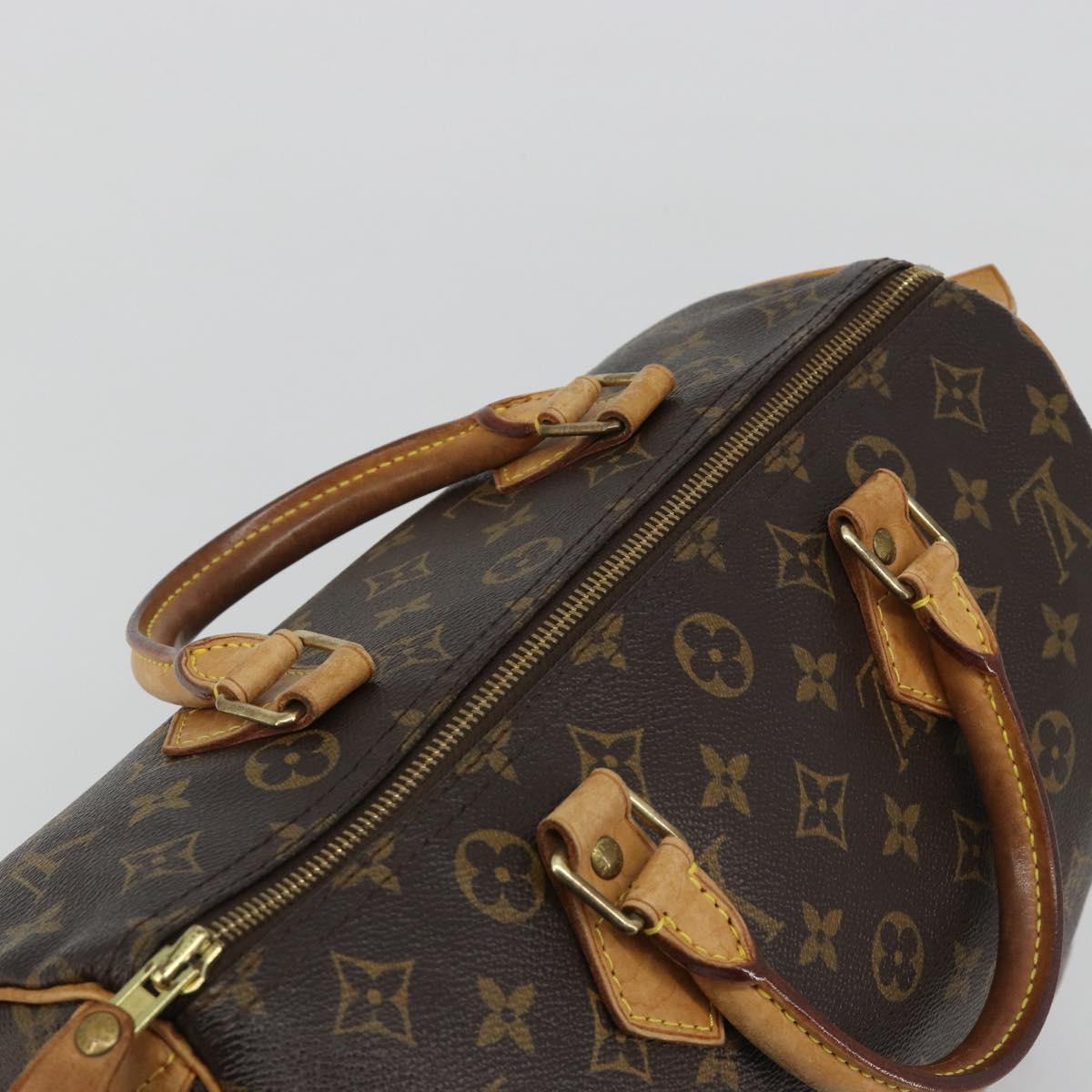 LOUIS VUITTON Monogram Speedy 30 Hand Bag M41526 LV Auth ka5172A - Jerrillo image 6