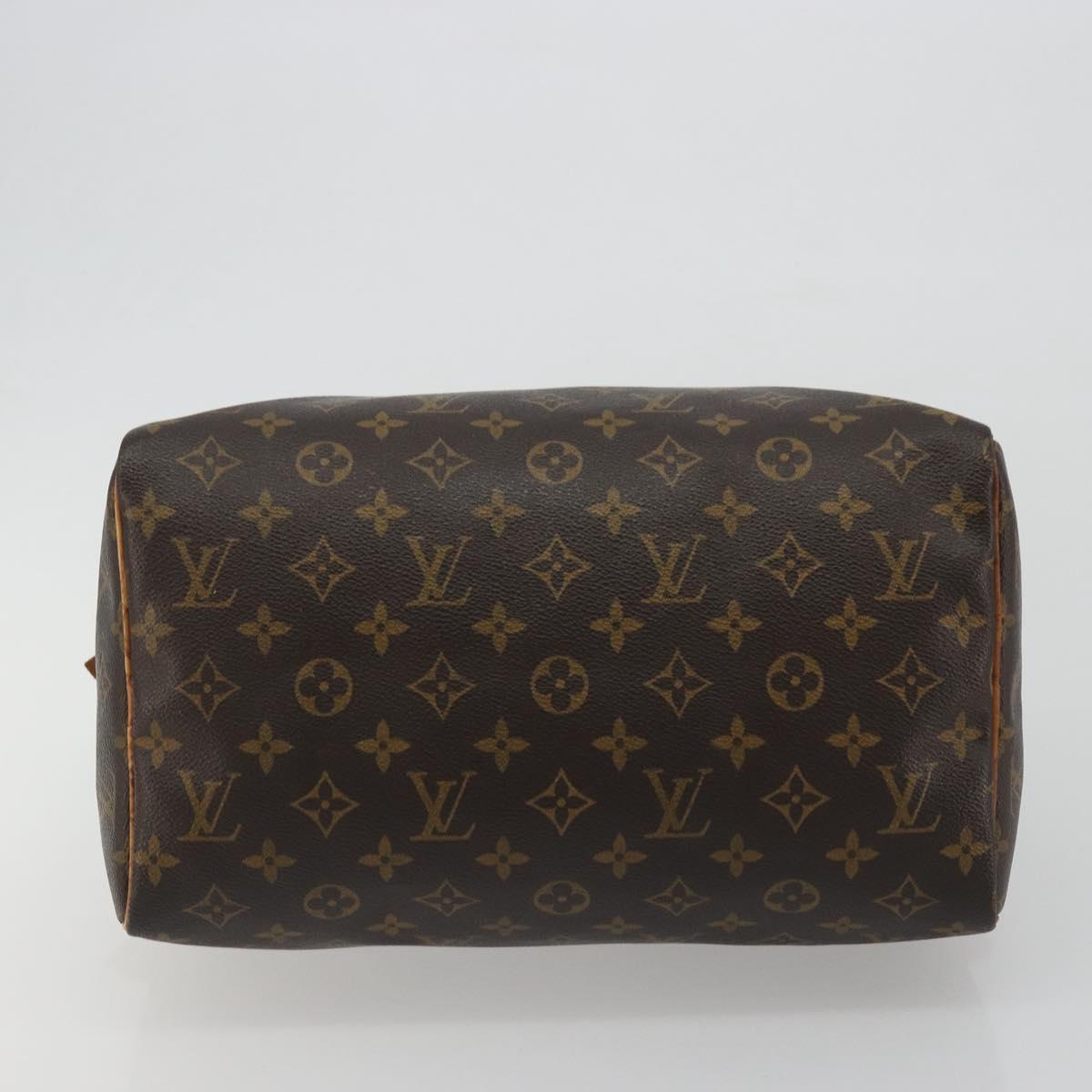 LOUIS VUITTON Monogram Speedy 30 Hand Bag M41526 LV Auth ka5172A - Jerrillo image 5