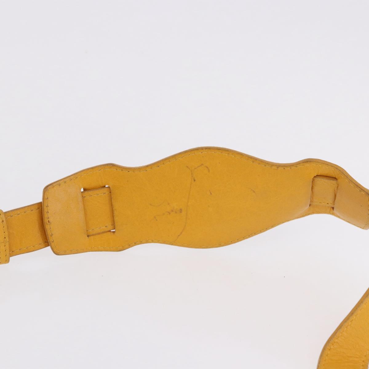 BALENCIAGA Classic Vero Hand Bag Leather 2way Yellow 235216 Auth ka5212A - Jerrillo image 10