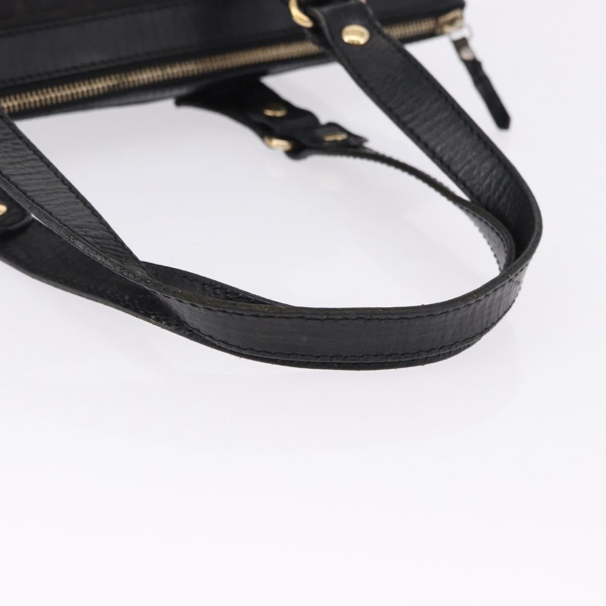 FENDI Zucchino Canvas Tote Bag Black Gold Auth ka5213 - Jerrillo image 7