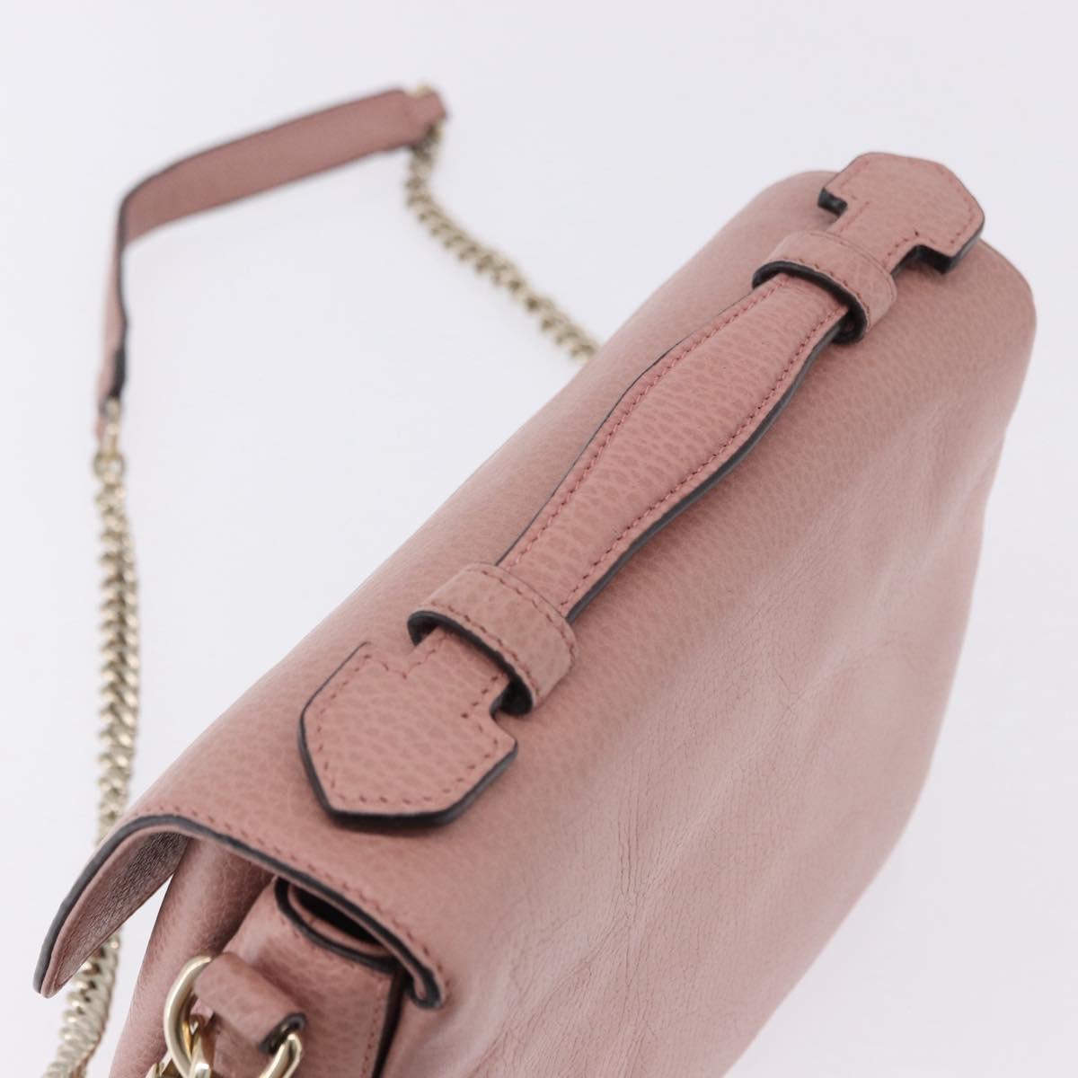 GUCCI Interlocking Hand Bag Leather 2way Outlet Pink Gold 510302 Auth ka5225 - Jerrillo image 6