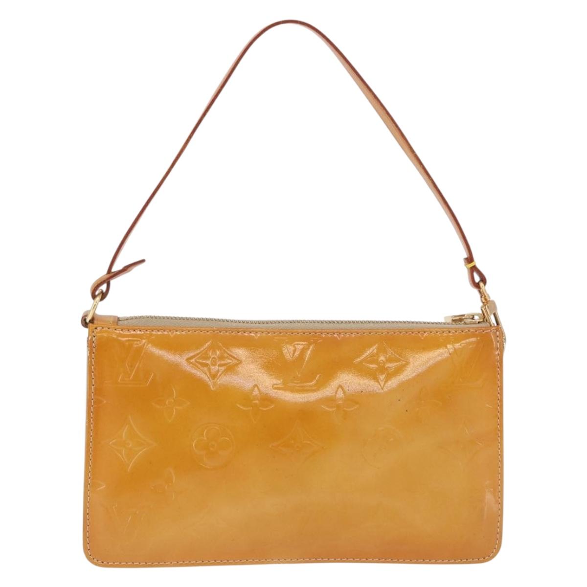 LOUIS VUITTON Monogram Vernis Lexington Pouch Beige M91010 LV Auth ka5244A - Jerrillo image 2