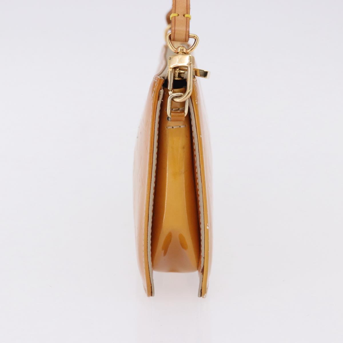 LOUIS VUITTON Monogram Vernis Lexington Pouch Beige M91010 LV Auth ka5244A - Jerrillo image 4