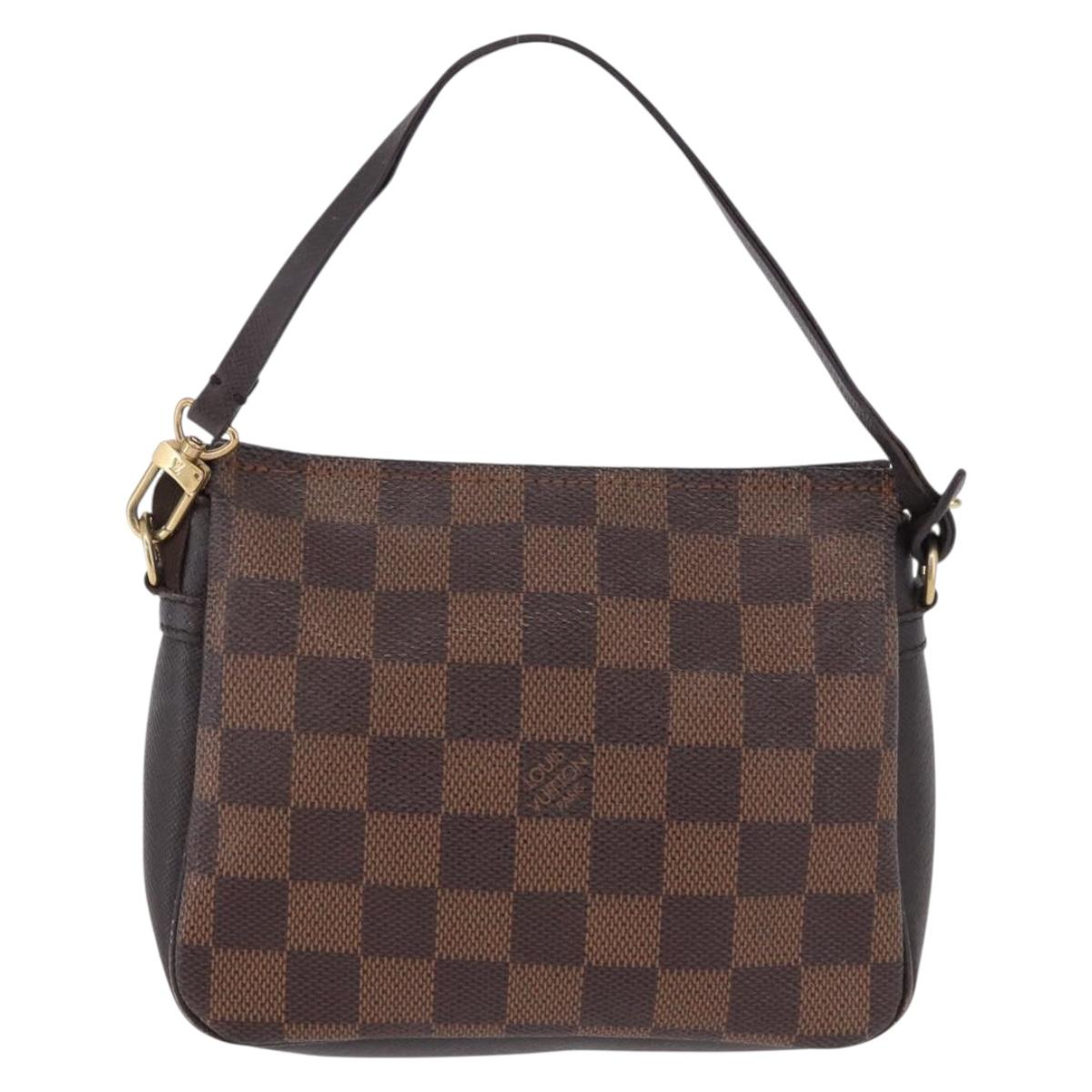 LOUIS VUITTON Damier Ebene Trousse Make Up Pouch N51982 LV Auth ka5246 - Jerrillo image 2