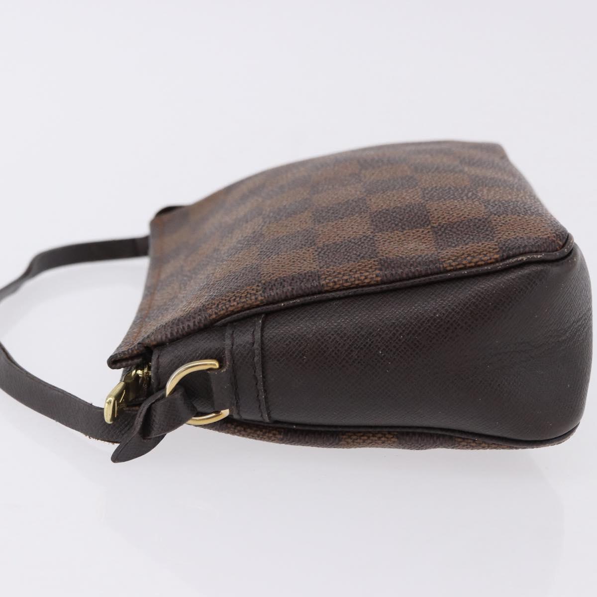 LOUIS VUITTON Damier Ebene Trousse Make Up Pouch N51982 LV Auth ka5246 - Jerrillo image 4