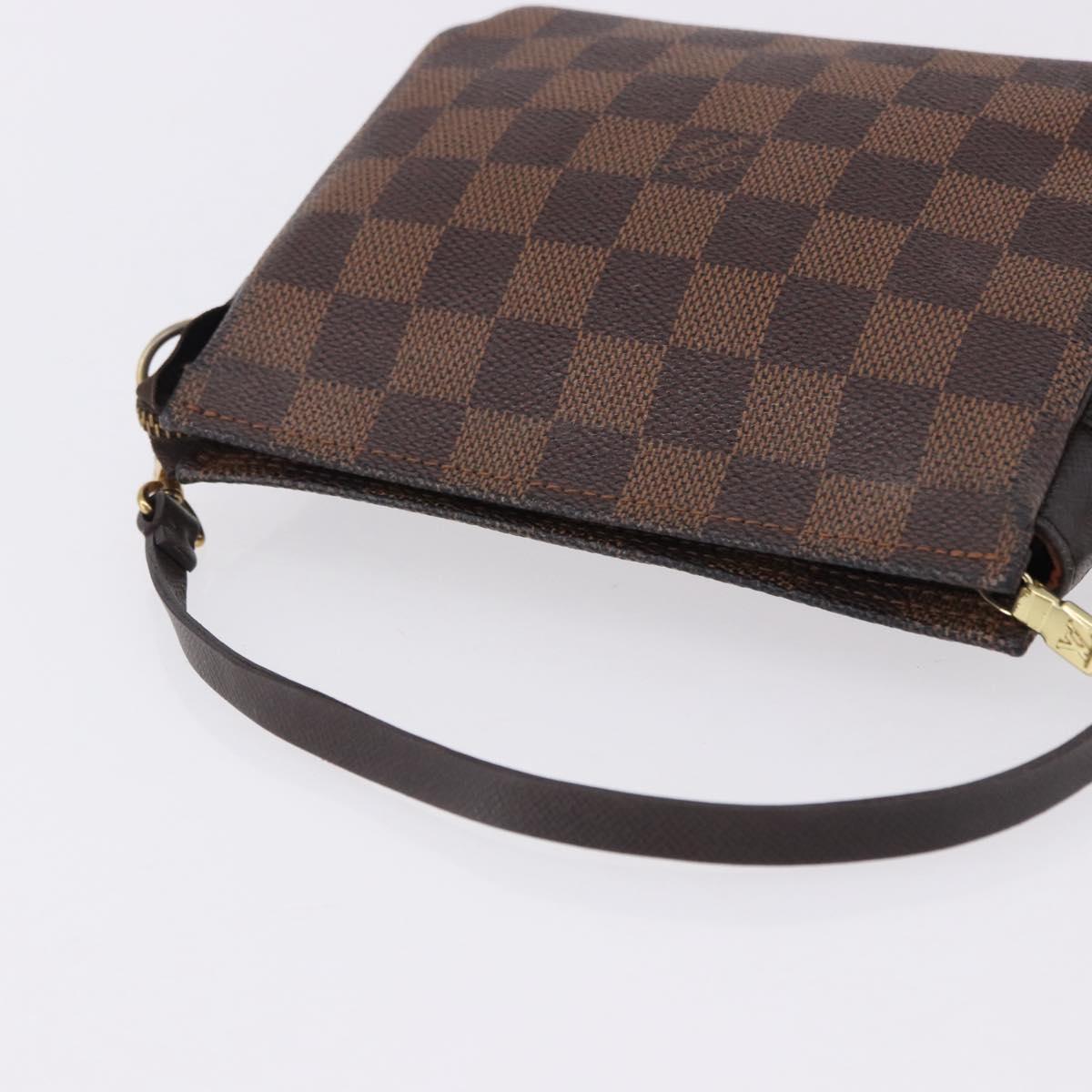 LOUIS VUITTON Damier Ebene Trousse Make Up Pouch N51982 LV Auth ka5246 - Jerrillo image 6