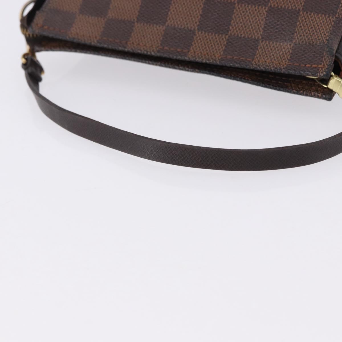 LOUIS VUITTON Damier Ebene Trousse Make Up Pouch N51982 LV Auth ka5246 - Jerrillo image 7