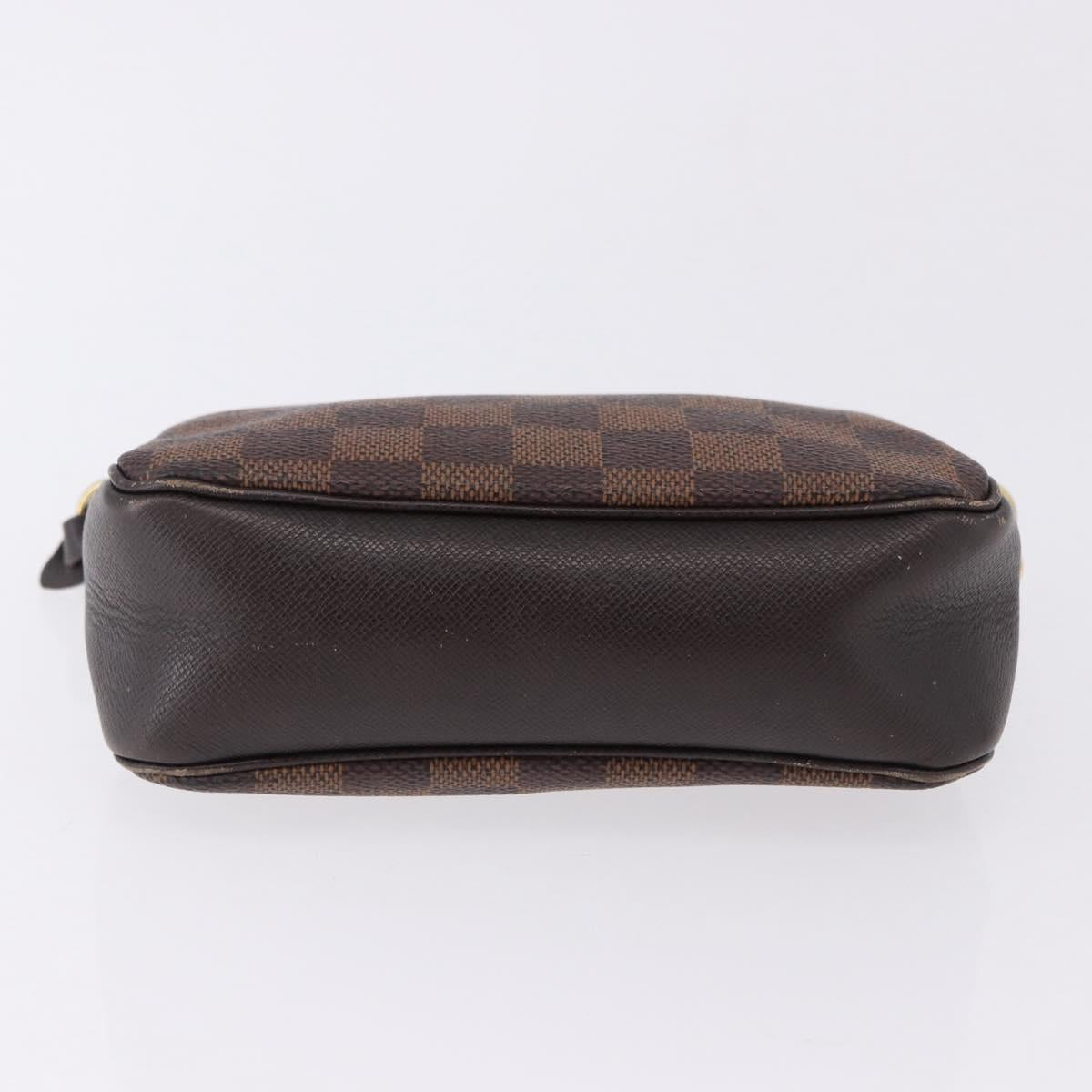 LOUIS VUITTON Damier Ebene Trousse Make Up Pouch N51982 LV Auth ka5246 - Jerrillo image 5